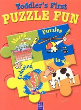 Paperback Toddler's First Puzzle Fun--Red Book