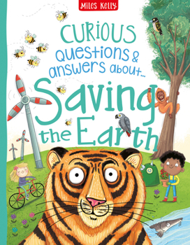 Hardcover Curious Questions & Answers About Saving the Earth Book