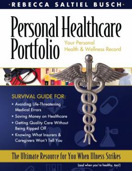 Perfect Paperback Personal Healthcare Portfolio Book