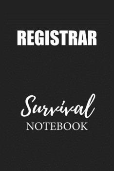 Registrar Survival Notebook: Small Undated Weekly Planner for Work and Personal Everyday Use Habit Tracker Password Logbook Music Review Playlist Diary Journal