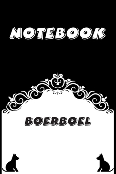 Paperback Boerboel Notebook: Black and White notebook, Decorative Journal for Boerboel Lover: Notebook /Journal Gift, Black and White,100 pages, 6x Book