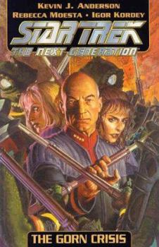 Paperback Star Trek the Next Generation: The Gorn Crisis Book