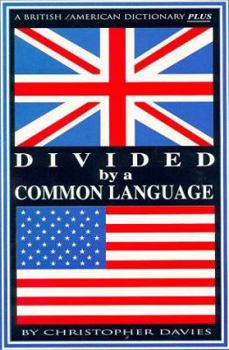 Paperback Divided by a Common Language: A British/American Dictionary PLUS Book