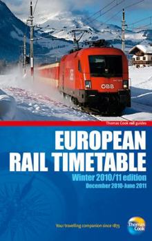 Paperback European Rail Timetable: December 2010-June 2011 Book