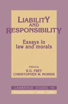 Paperback Liability and Responsibility: Essays in Law and Morals Book