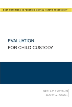 Paperback Evaluation for Child Custody Book