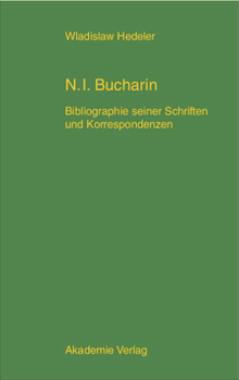 Hardcover Nikolaj Ivanovic Bucharin [German] Book