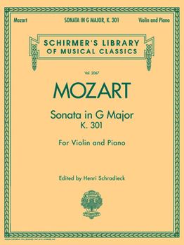 Paperback Sonata in G Major, K301: Schirmer Library of Classics Volume 2067 for Violin and Piano Book