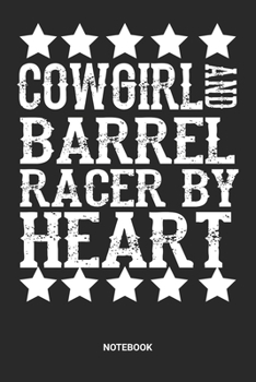 Notebook: Dotted Lined Barrel Racing Themed Notebook (6x9 inches) ideal as a Chasing Cans Cloverleaf Journal. Perfect as a Horse Riding Book for all ... Lovers. Great gift for Kids, Men and Women