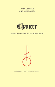 Paperback Chaucer: A Select Bibliography Book