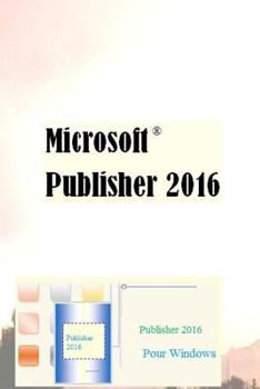 Paperback Microsoft Publisher 2016 [French] Book