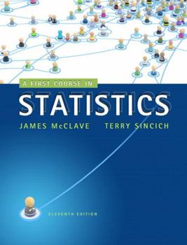 Paperback A First Course in Statistics Book