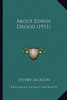 Paperback About Edwin Drood (1911) Book