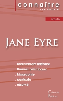 Paperback Fiche de lecture Jane Eyre de Charlotte Brontë (Analyse littéraire de référence et résumé complet) [French] Book