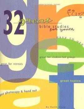 Paperback 32 Great Bible Studies for Youth Book