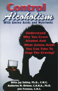 Paperback "Control Alcoholism" with Amino Acids & Nutrients Book