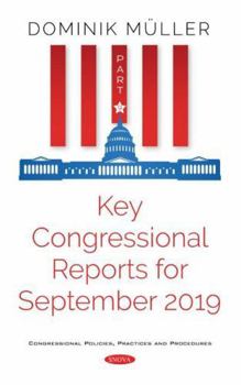 Hardcover Key Congressional Reports for September 2019 Book