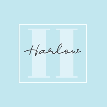 All About Baby Harlow [Monogrammed Baby Book]: The Perfect Personalized Keepsake Journal for Baby's First Year - Great Baby Shower Gift [Soft Blue]