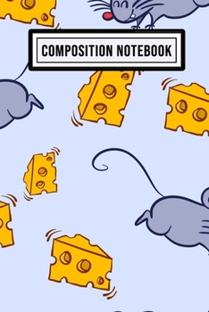 Mouse Wide Ruled Composition Notebook: Mouse Blank College Ruled Composition Notebook | 110 Pages | Pocket Size 6x9