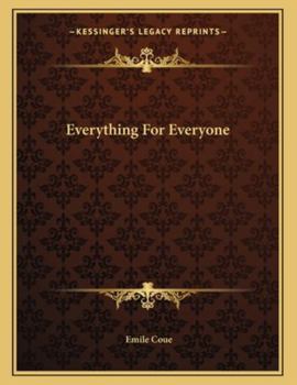 Paperback Everything for Everyone Book