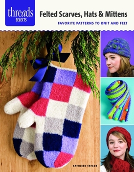 Paperback Felted Scarves, Hats & Mittens: Favorite Patterns to Knit and Felt Book