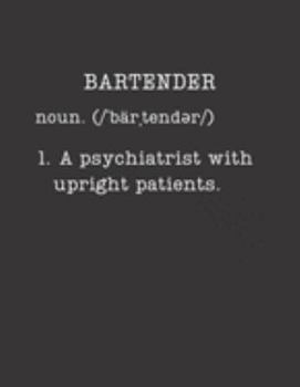 Bartender: Gifts For Bartenders - 2020 Weekly Planner: A 52-Week Calendar (Definition, Humor)