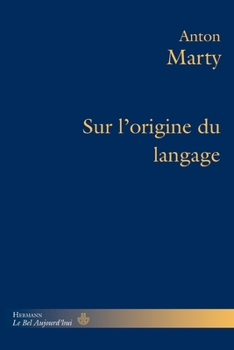 Paperback Sur l'origine du langage [French] Book
