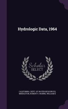 Hardcover Hydrologic Data, 1964 Book