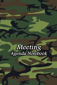Paperback Meeting Agenda Notebook: Business Organizer Event Planning Meeting Minutes Taking Notes Record Log Book Meetings Journal Secretary Attendees Pl Book