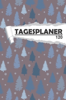 Tagesplaner abstrakte Bäume: Eleganter Terminplaner I DIN A5 I 120 Seiten I Tageskalender I Organizer für Schule, Uni und Büro (Abstrakte Tagesplaner) (German Edition)