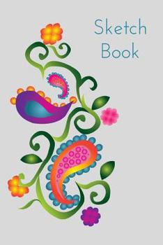 Paperback Sketch Book: Paisley Book
