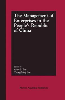 Paperback The Management of Enterprises in the People's Republic of China Book