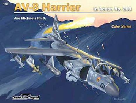 Paperback AV-8 Harrier in action - Aircraft No. 209 Book