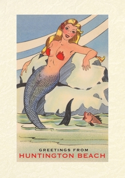Paperback Vintage Lined Notebook Greetings from Huntington Beach, California Book