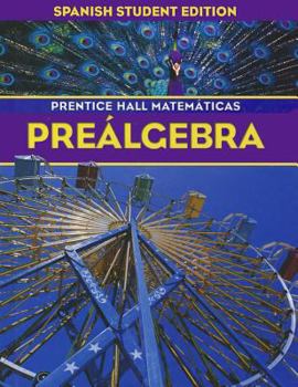 Hardcover Prentice Hall Math Pre-Algebra Spanish Student Edition 2004 Book