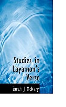 Paperback Studies in Layamon's Verse Book