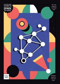 Shape & Spark Notebook: Alternating College-Ruled and Blank Pages for Focused Writing, Note-Taking, and Creative Expression