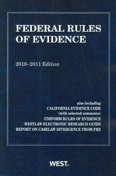 Paperback Federal Rules of Evidence Book