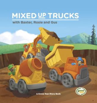 Hardcover Mixed Up Trucks W/Baxter Rosie Book