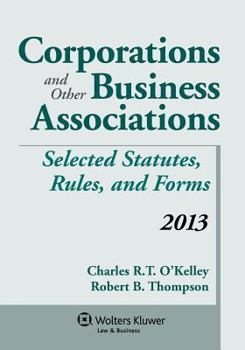 Paperback Corporations & Other Business Associations Select Stat 2013 Supp Book