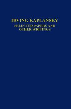 Hardcover Selected Papers and Other Writings Book
