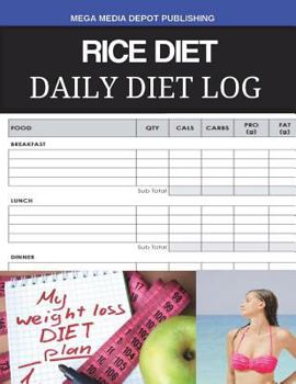 Paperback Rice Diet Daily Diet Log Book