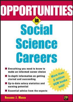 Paperback Opportunities in Social Science Careers Book