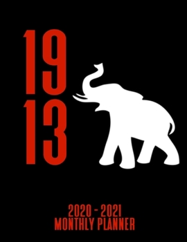 Paperback 2020 - 2021 Monthly Planner: 1913: January 2020 - December 2021 - Dated With Year At A Glance (Delta Sigma Theta, Elephant) Book