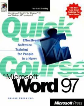 Paperback Quick Course in Microsoft Word 97 Book