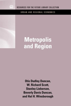 Hardcover Metropolis and Region Book