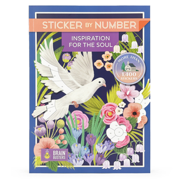 Paperback Sticker by Number Inspiration for the Soul Book