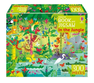 Paperback Usborne Book and Jigsaw in the Jungle Book