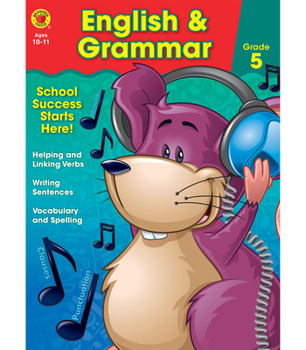 Paperback English & Grammar Workbook, Grade 5 Book