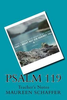 Paperback Psalm 119 - Teacher's Notes Book